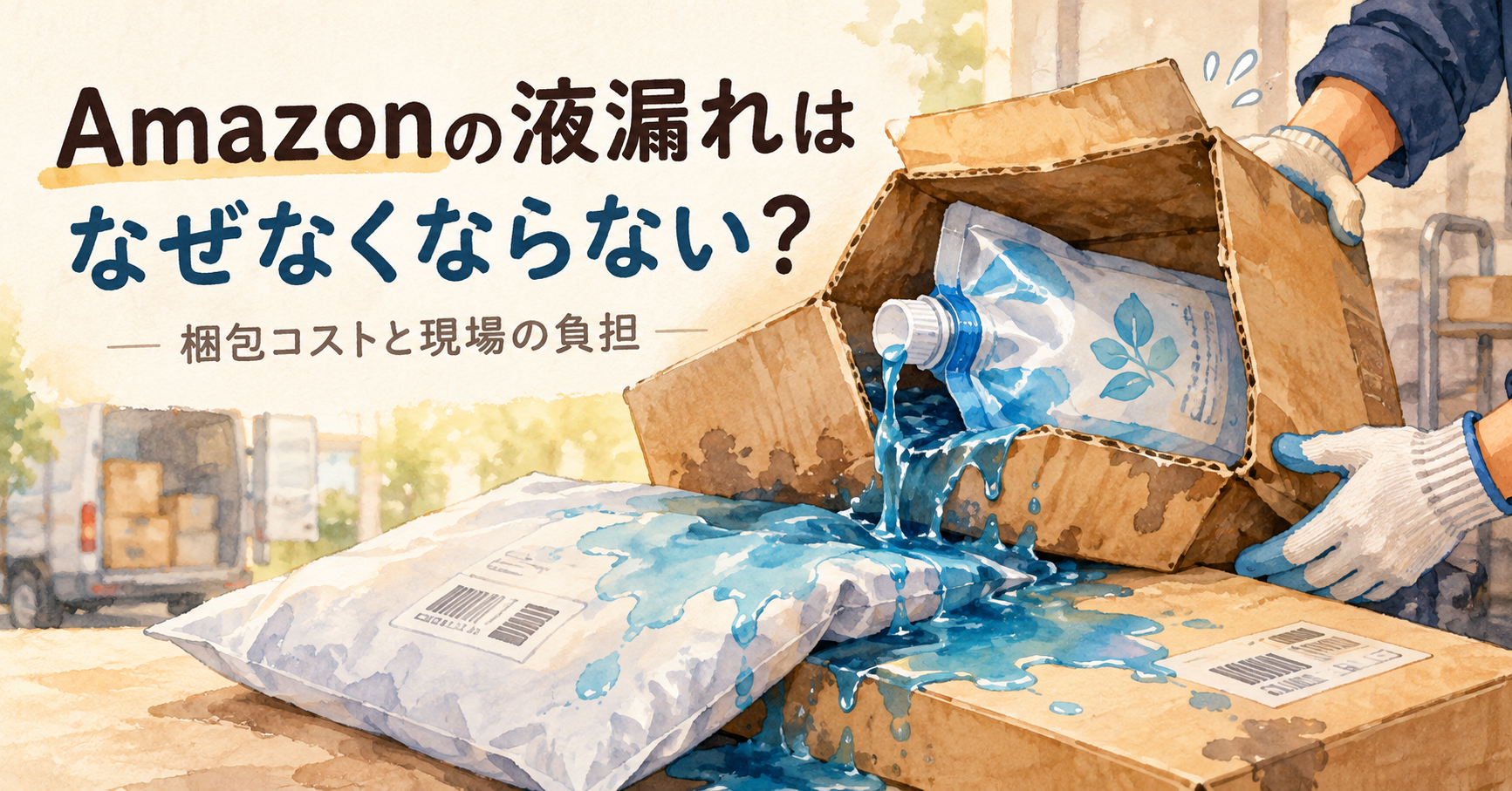 Amazonの液漏れはなぜなくならない？梱包コストと返金対応の裏側にある現実