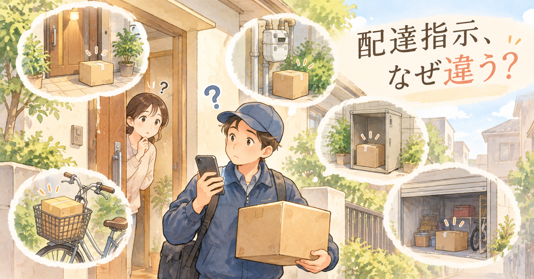 Amazonの配達指示が守られないのはなぜ？受取場所別の原因と対策を現役配達員が解説